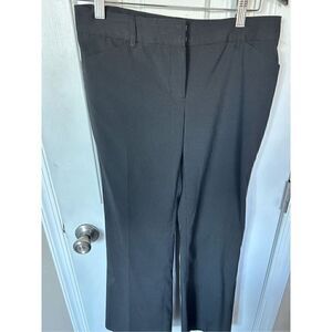 Express editors black stripped pants size 4R